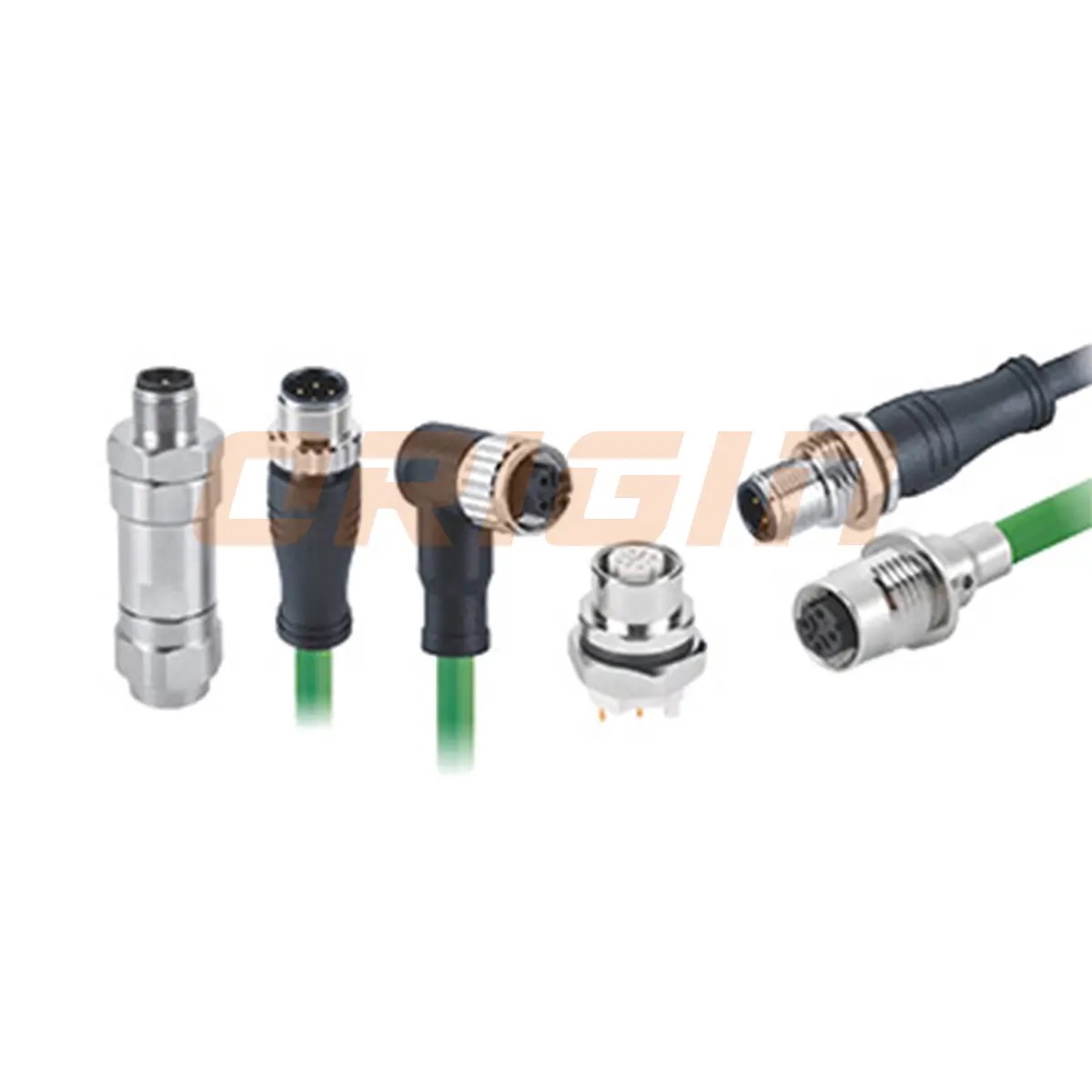M12 Molding Cable Plug (With Shield)