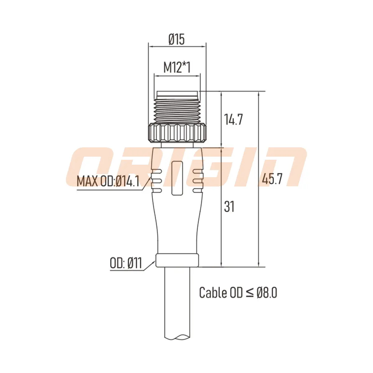 AG-043 Dimension Image