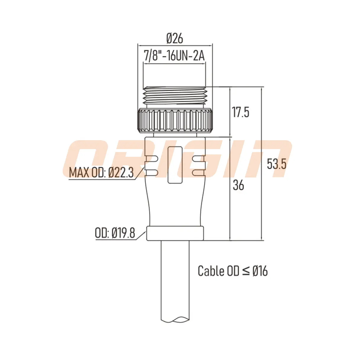 AG-099 Dimension Image