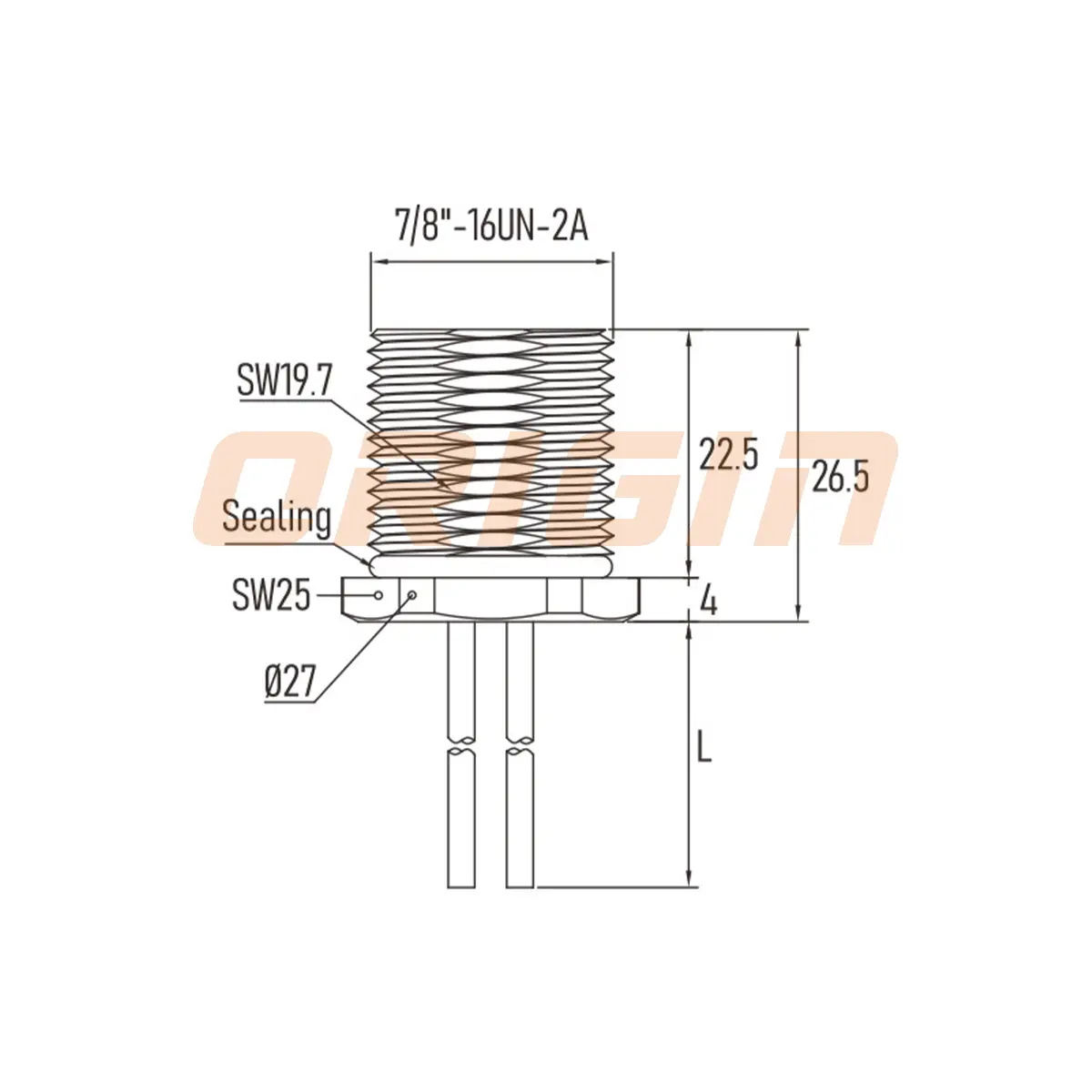 AG-102 Dimension Image